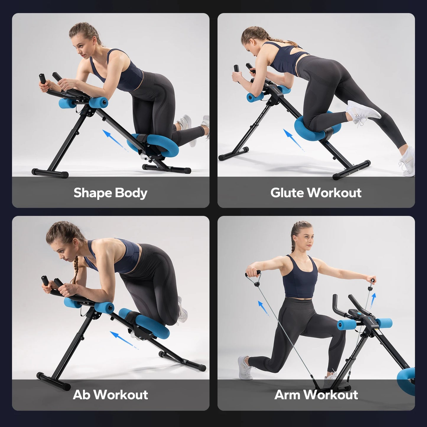 MERACH Abdominal Exercise System Trainer Adjustable Workout