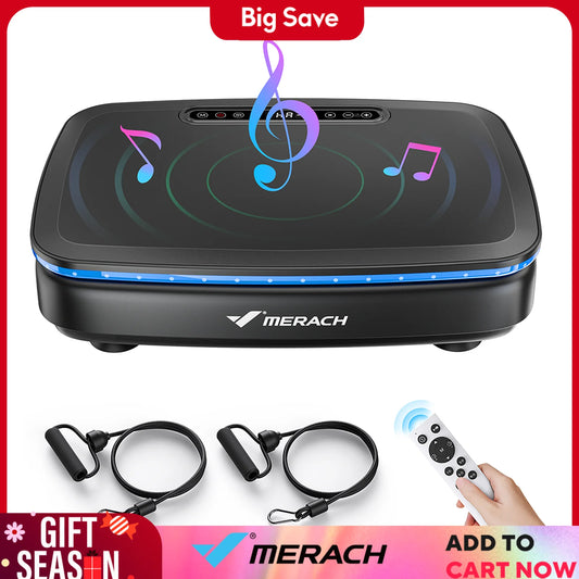 MERACH Vibration Plate Exercise Machine Body Workout