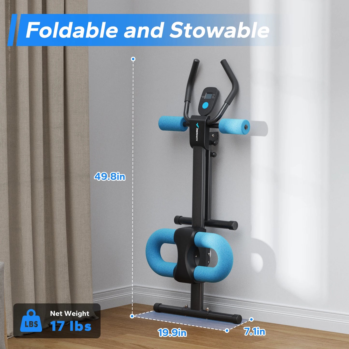 MERACH Abdominal Exercise System Trainer Adjustable Workout