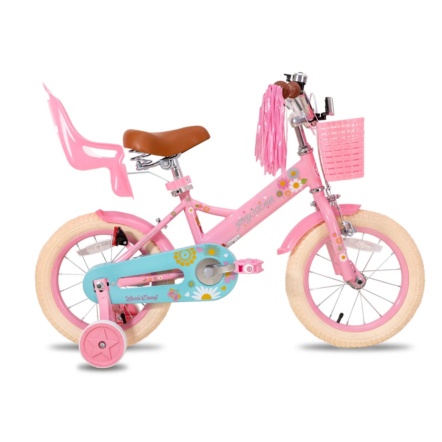 Joystar Kids Bike With Doll Seat And Streamers Girls
