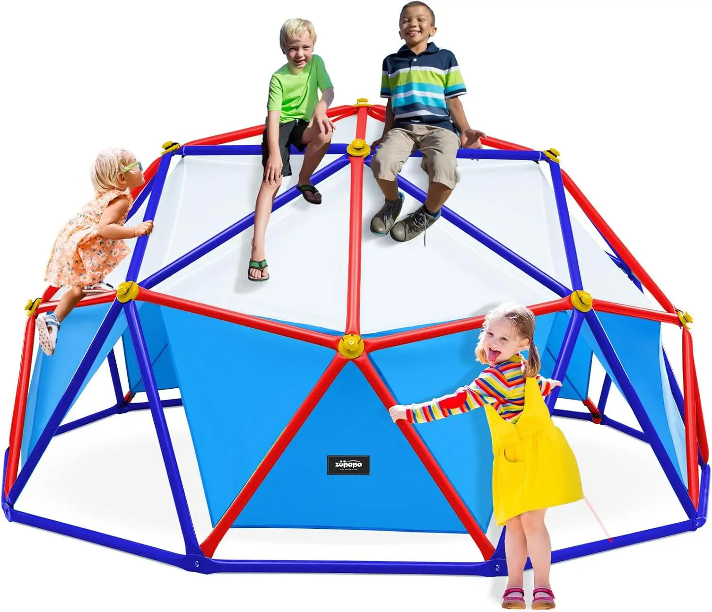 SHXICN Climbing Dome With Slide Backyard Playground