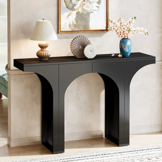 Tribesigns Console Table Modern Hallway Sofa Table Arch