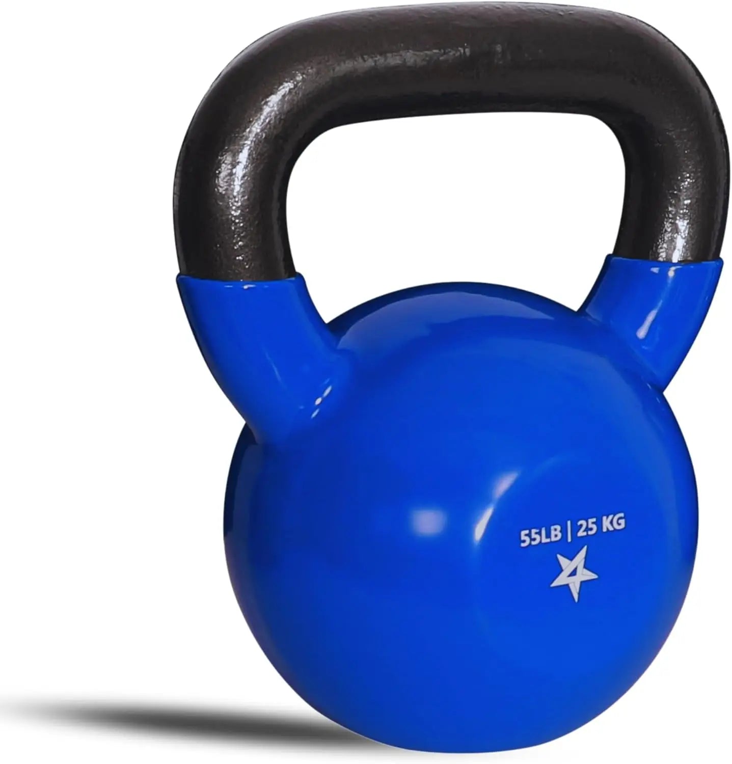 30-65lbs Kettlebells Vinyl Coated Cast Iron for Dumbbell Weights Exercises, Gym, Fitness, Full Body Workout Equipment Push up
