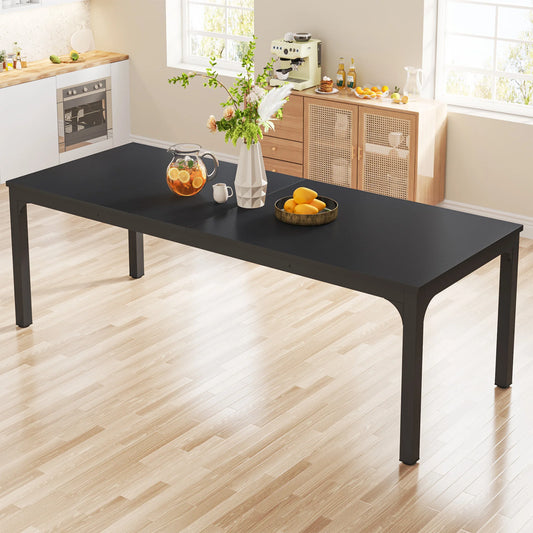 Tribesigns Rustic Wood Dining Table For 6 To 8 People