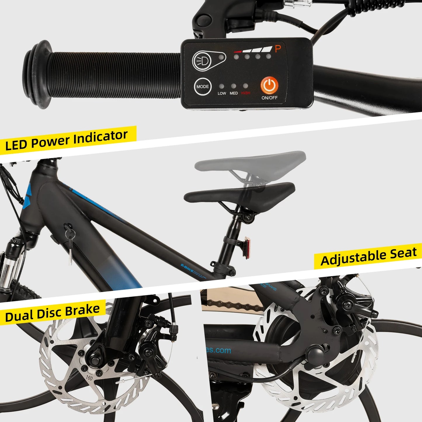 JOYSTAR Electric Bike for Kids Teens 250W Motor 15 Miles