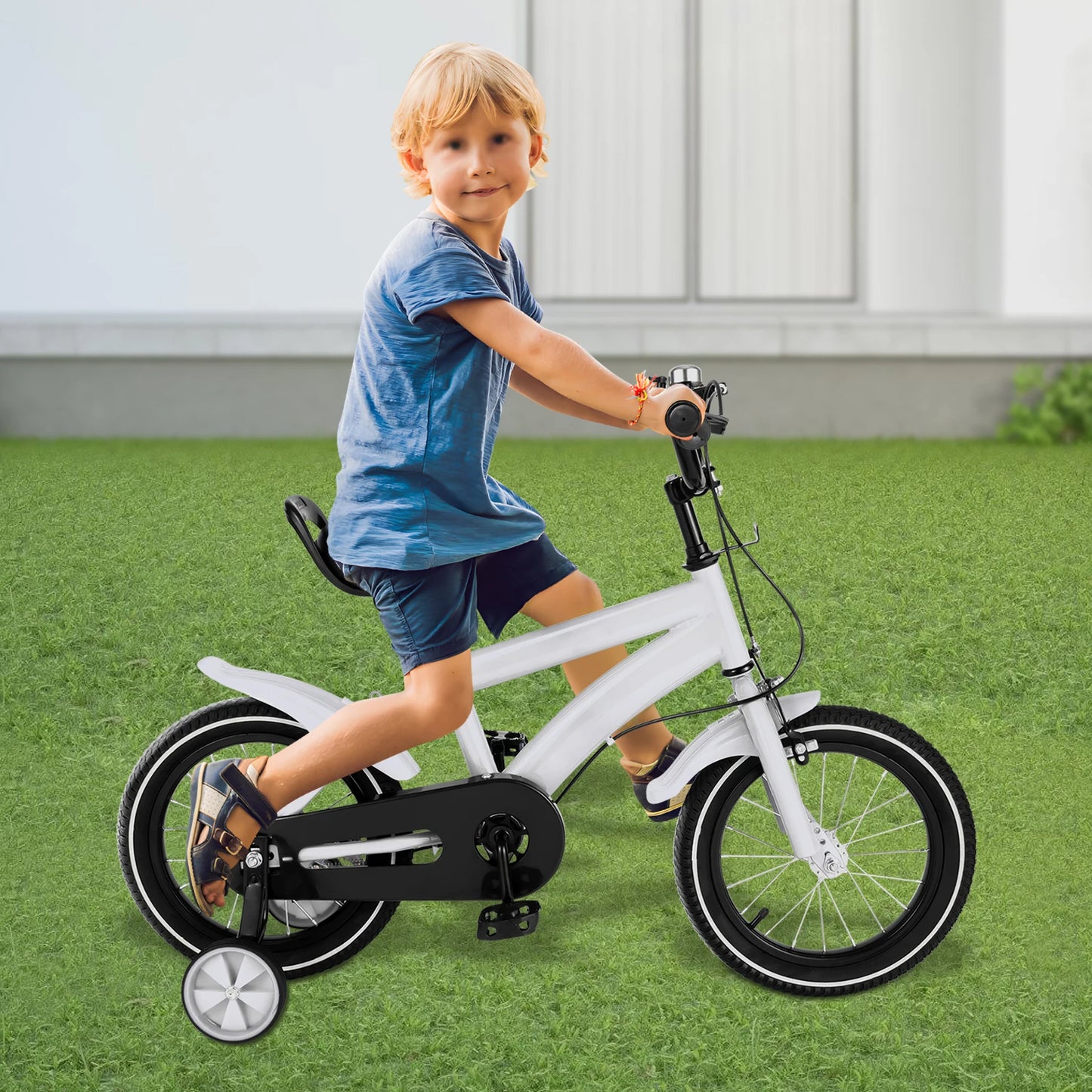 Fork Height Adjustable Children's Bicycle Training Wheels