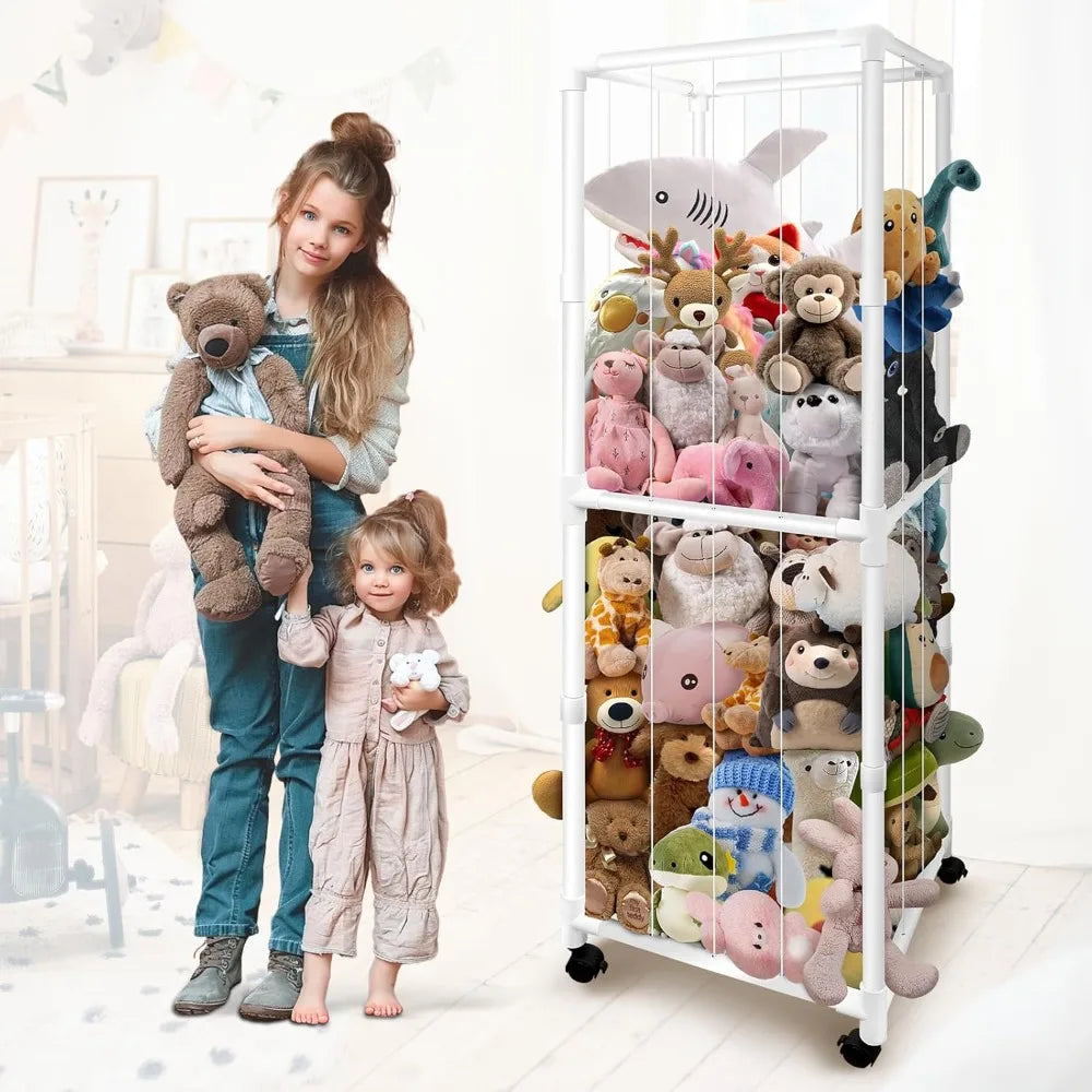 Hign Concerned Stuffed Animal Storage Zoo With Wheels