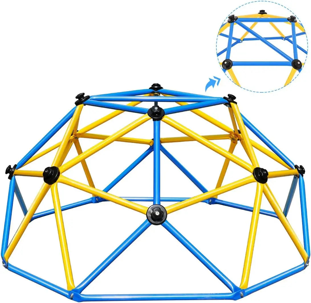 SHXICN Climbing Dome With Slide Backyard Playground