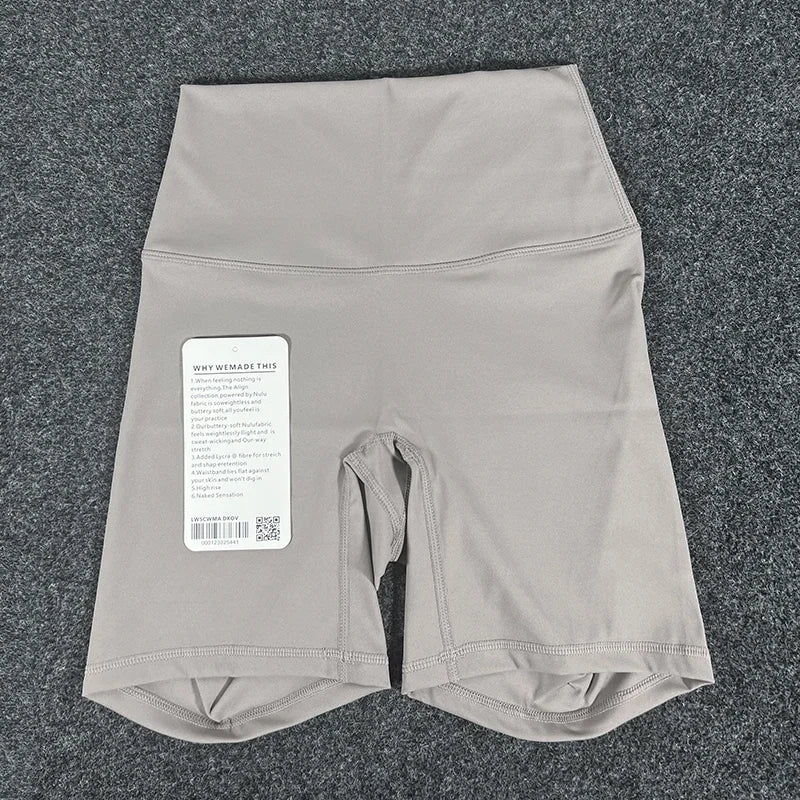 PKWYKLRECN Womens Yoga Shorts High Waist Pockets Breathable