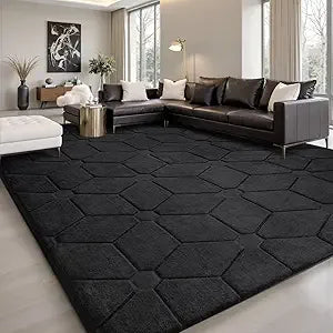 Hign-concerned Soft Area Rug Non Slip Machine Washable