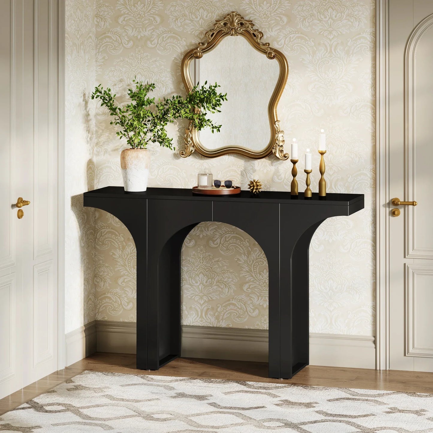 Tribesigns Console Table Modern Hallway Sofa Table Arch