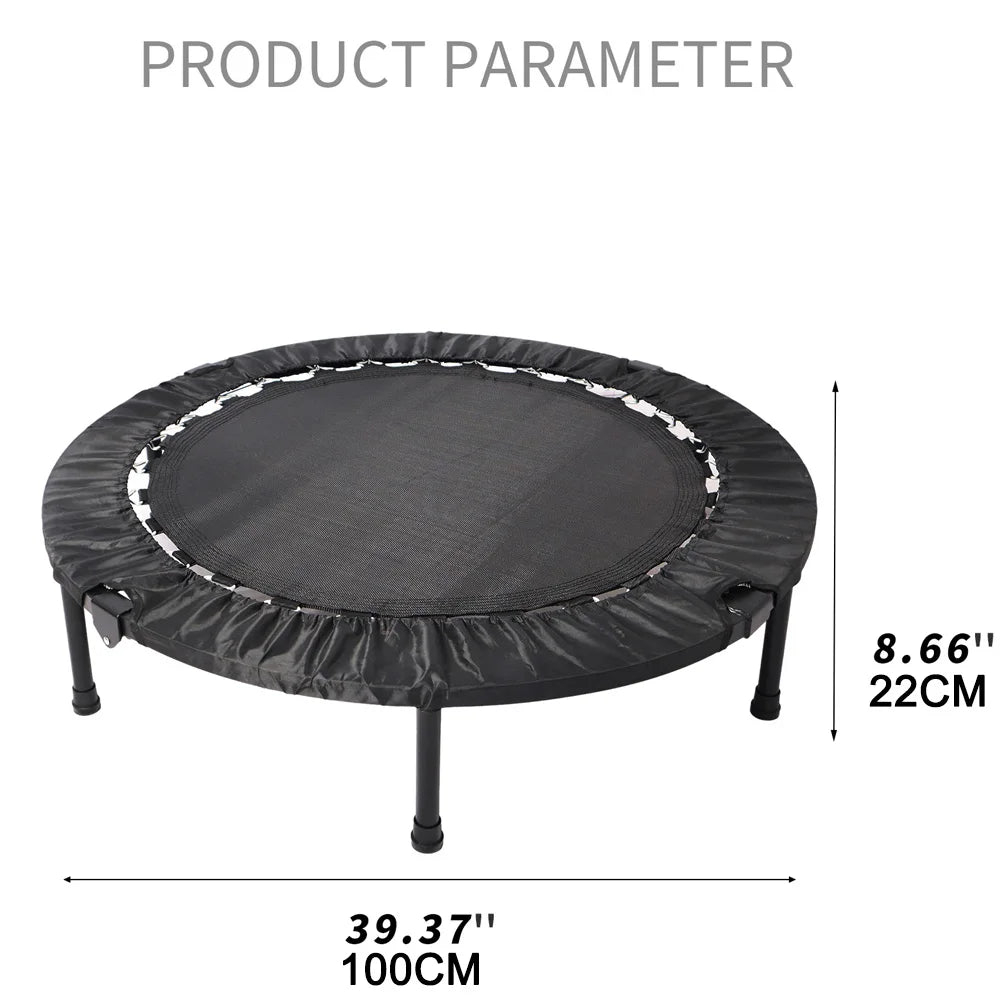 TyrandeRunner Foldable Exercise Trampoline for Home Fitness