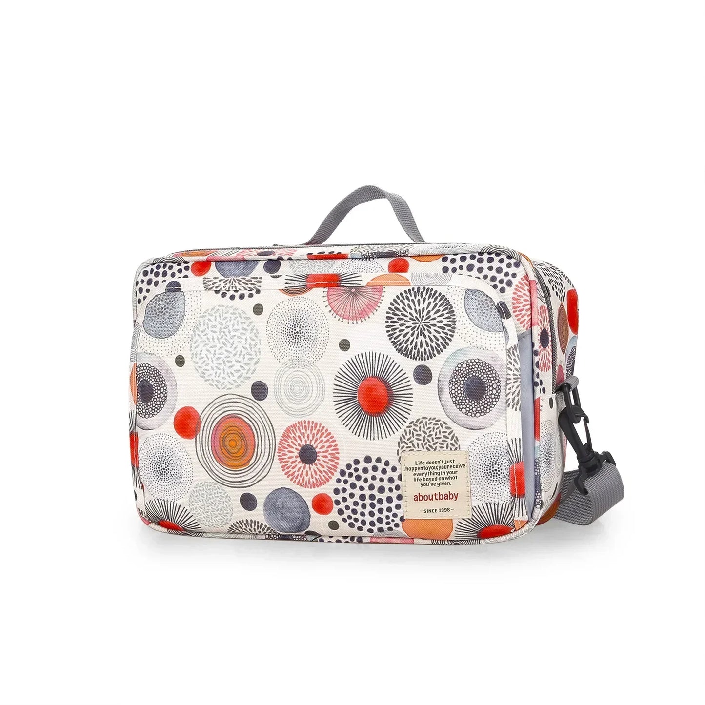 Closure Multifunction Baby Diaper Bag Stroller Organizer