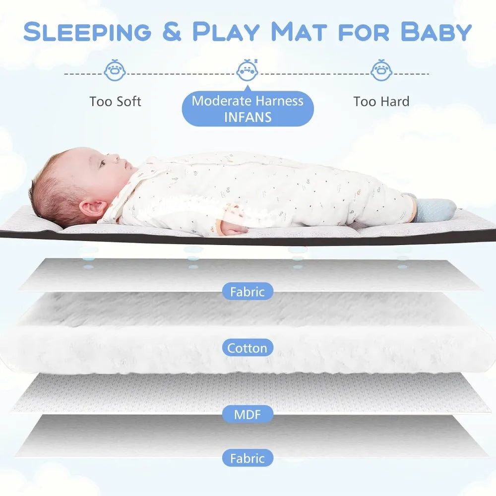 XMSJ Premium Pack And Play Five In 1 Bedside Sleeper