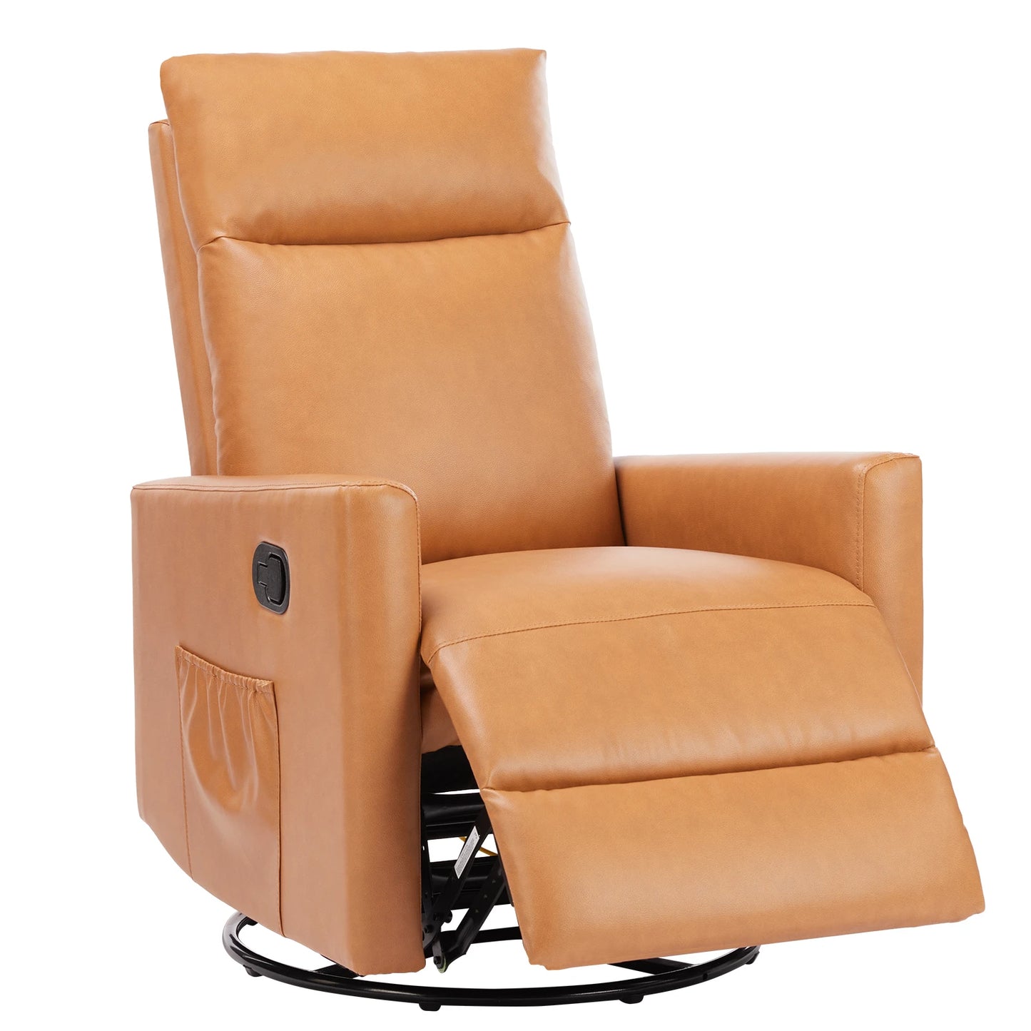 JHK Rotating Rocking Chair Recliner With Oversized Footrest