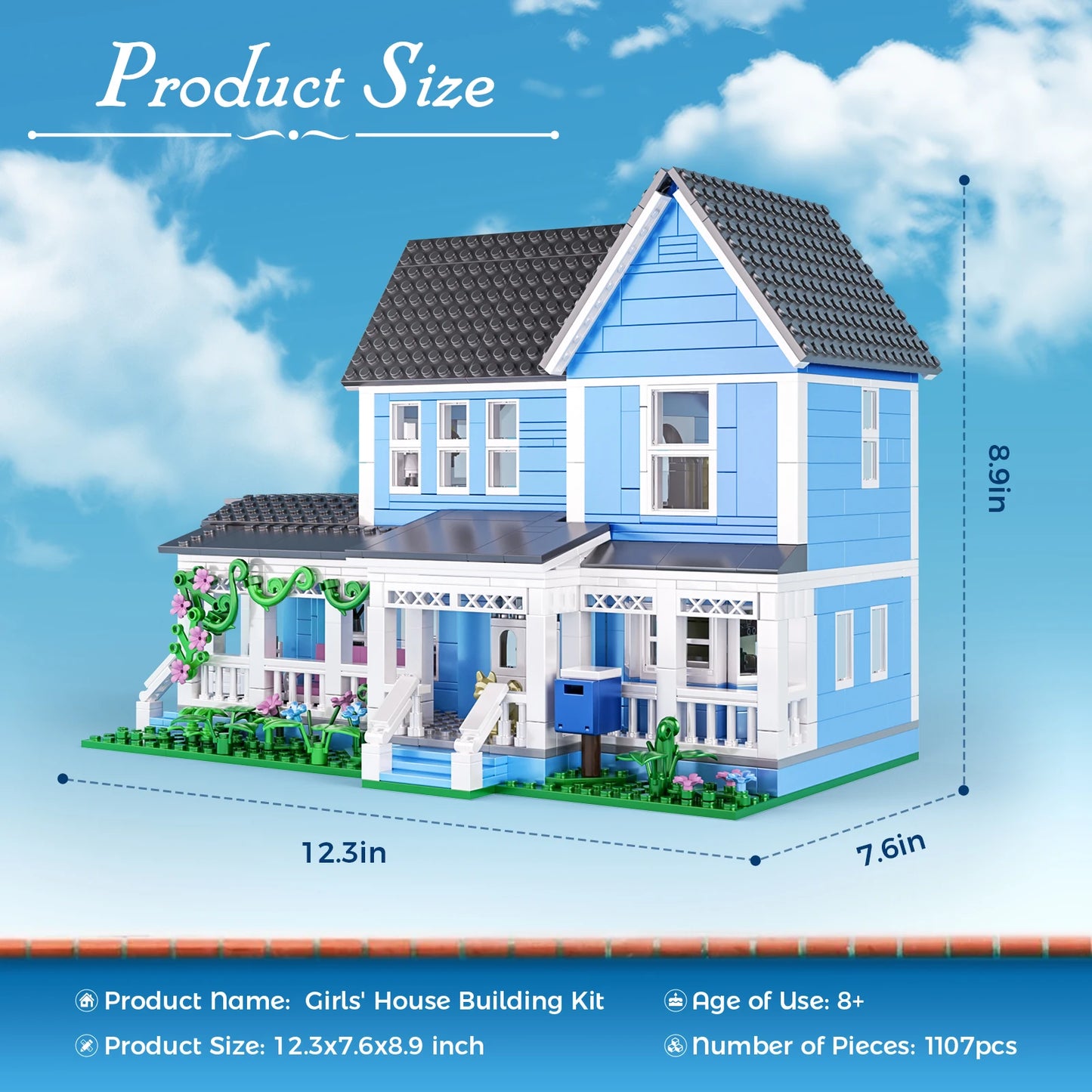 BuildingBoat Villa Palace Building Block Set For Kids