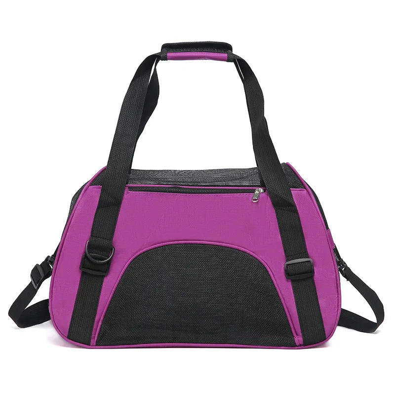 Cat Bags Soft-Sided Portable Dog Carrier Mesh Breathable Carrier Bags for Cats Dogs Comfort Foldable Handbag Pet Transport Bag