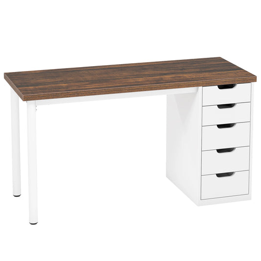 Tribesigns Computer Desk With 5 Drawers For Home Office