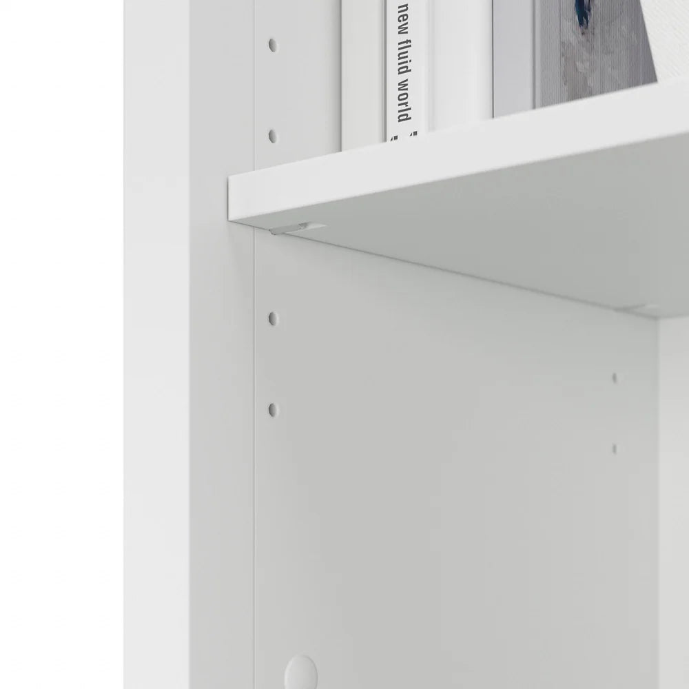 Bathroom Storage Cabinet with Adjustable Shelves Freestanding Wood Organizer Toiletries Towels Entryway Living Room Mission