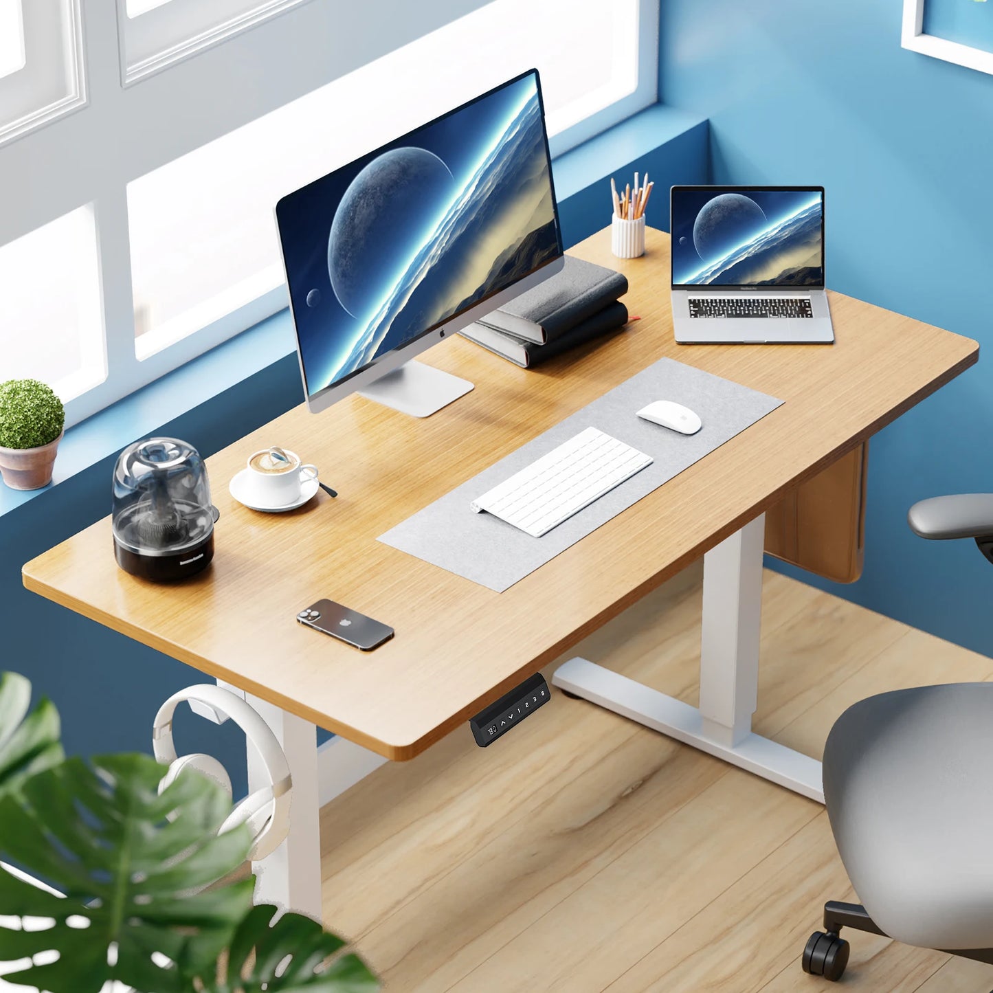 JHK Electric Standing Desk Height Adjustable Workstation
