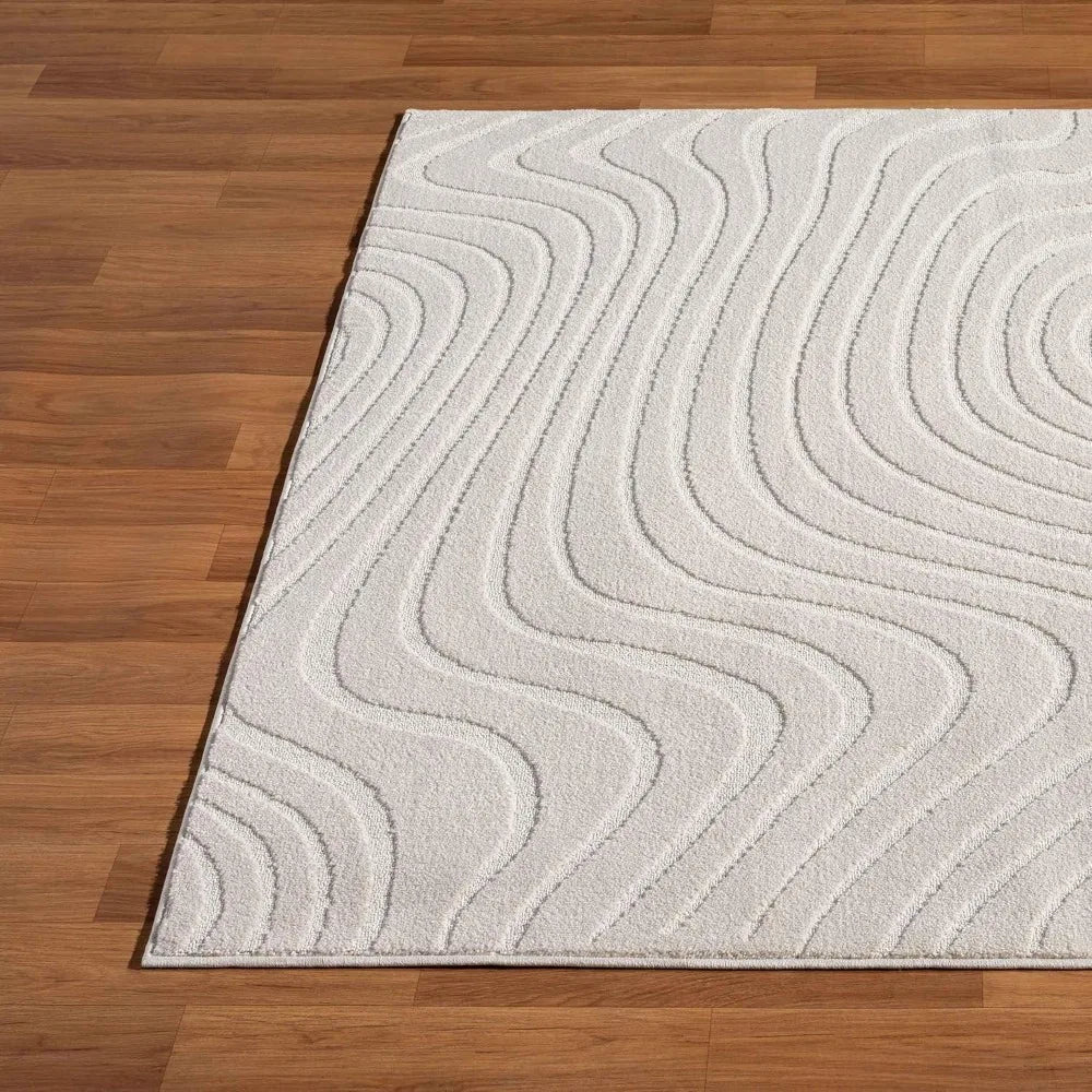 Grayson Collection 5930 Cream 6x9 Modern Abstract Area Rug