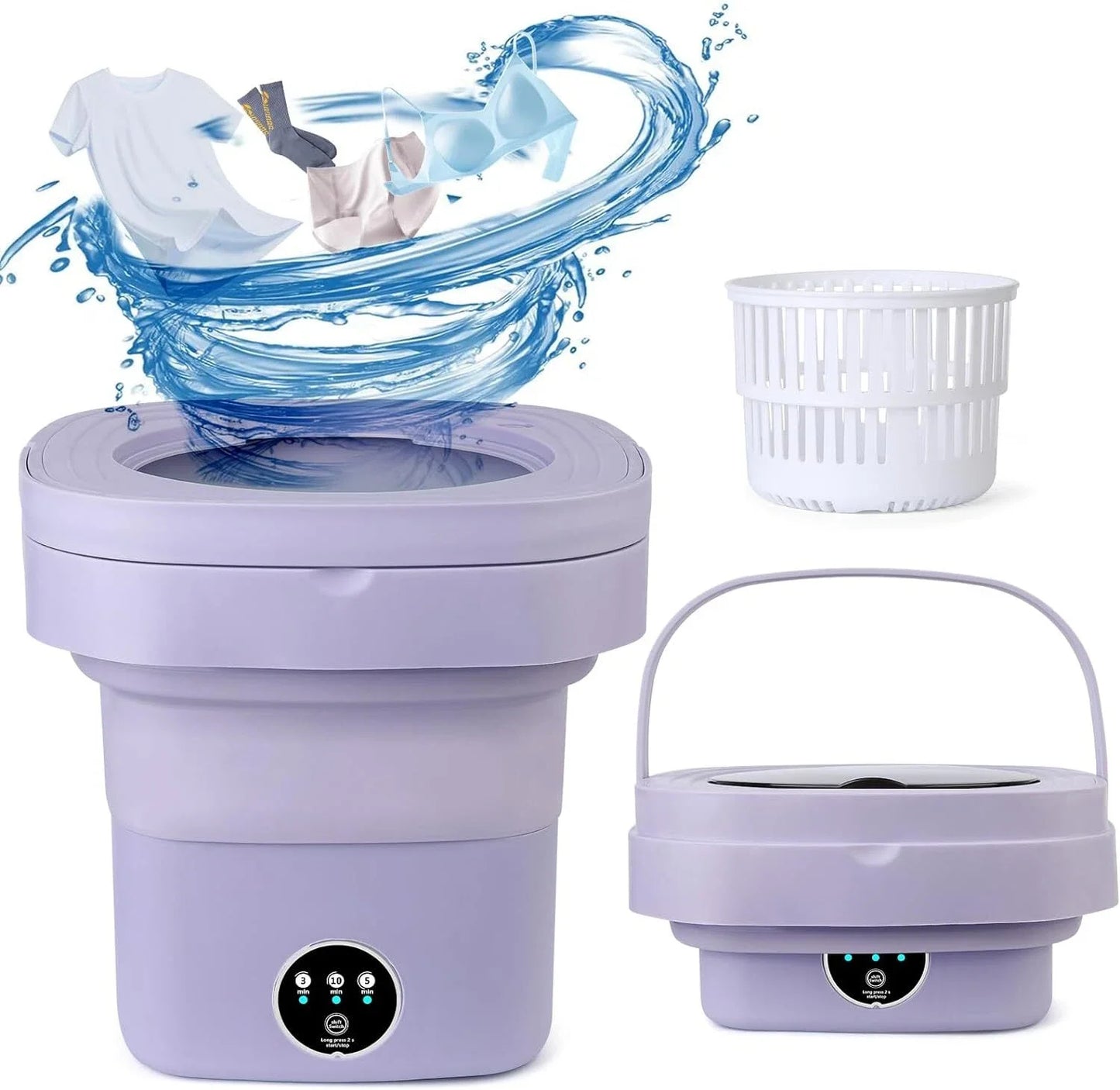 Hign Concerned Portable Mini Foldable Washer For Camping