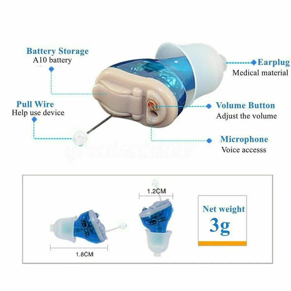 Jinghao Invisible Hearing Aids CIC Sound Amplifier
