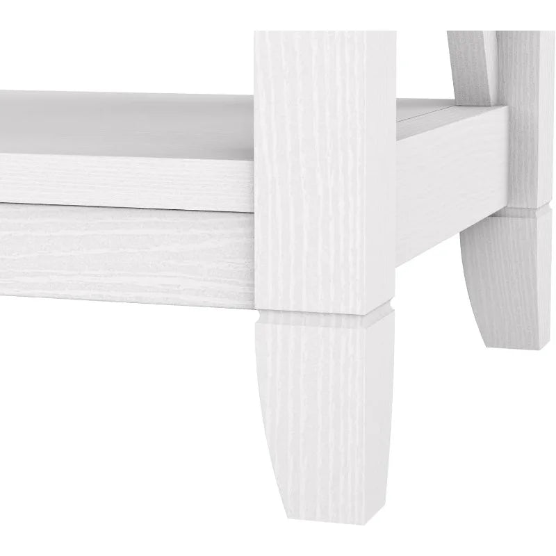 Tall 5 Shelf Bookcase for Living Room or Home Office, Large Bookshelf, Modern Farmhouse Style, Key West Collectio