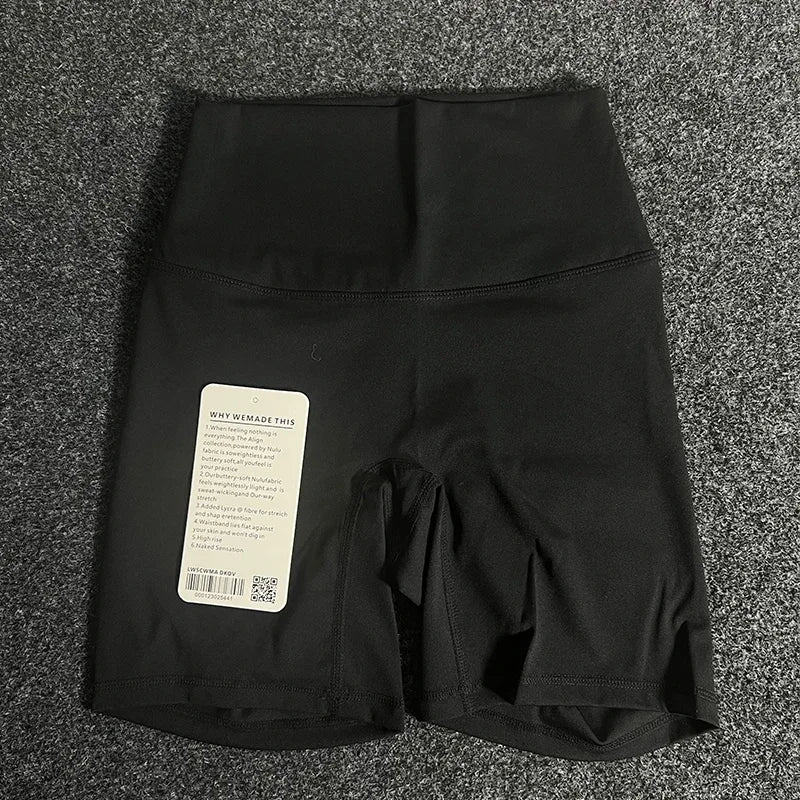 PKWYKLRECN Womens Yoga Shorts High Waist Pockets Breathable