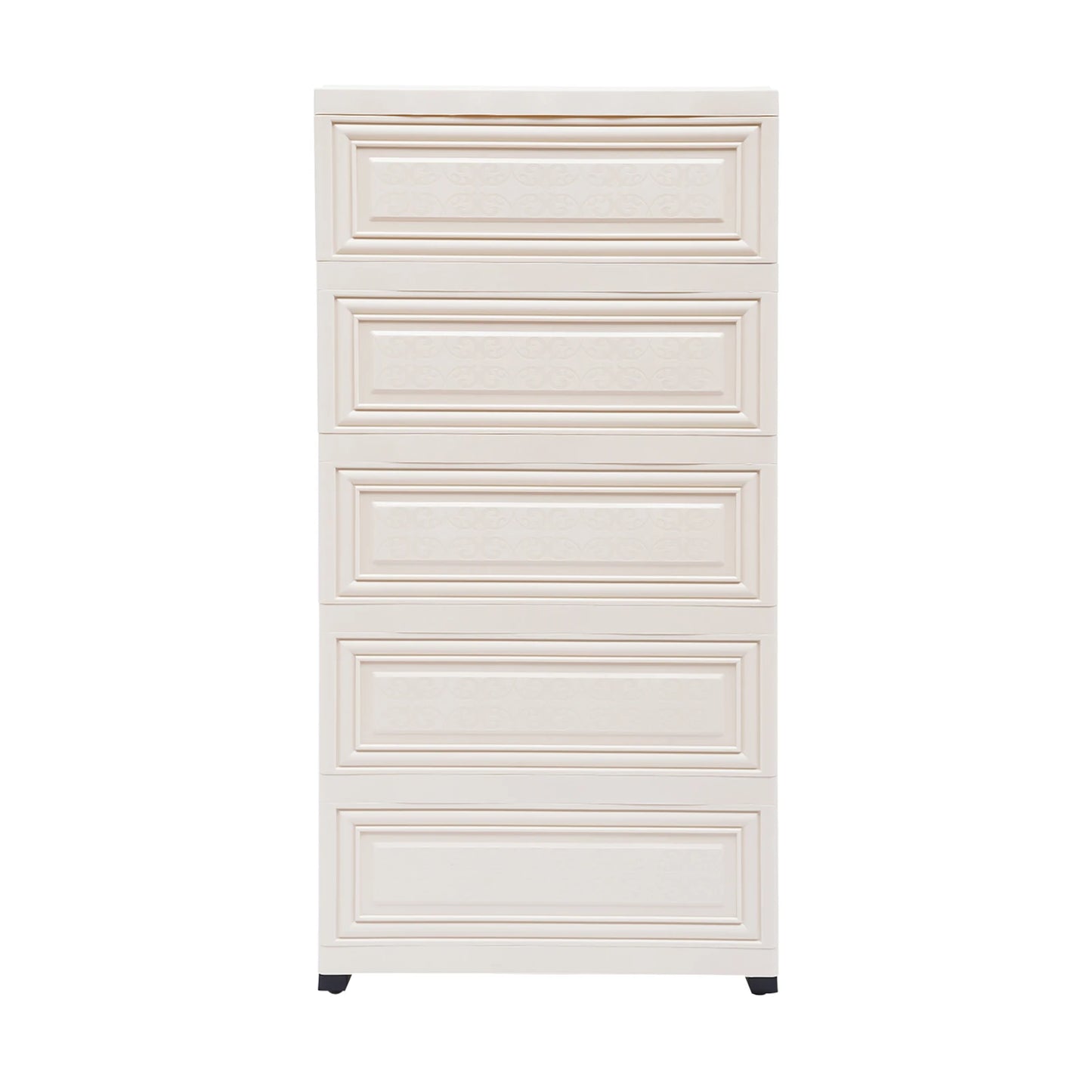 Six Drawer Plastic Dresser Storage Tower for Home Office