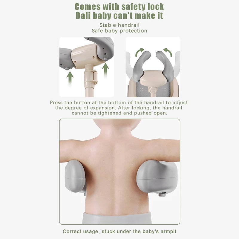 Baby Shower Stand, Baby Shower Standing Support | Bath Shower Standing Support With Non-Slip Base