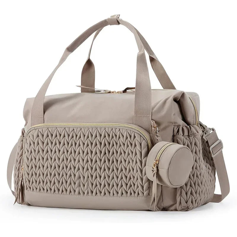 OUY Diaper Tote Bag Waterproof Hospital Labor Bag Travel