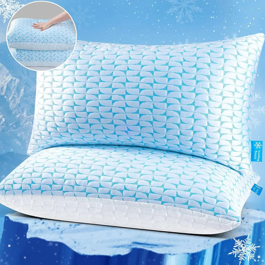 Sichuan Memory Foam Pillows Set Of 2 Firm Cooling Support
