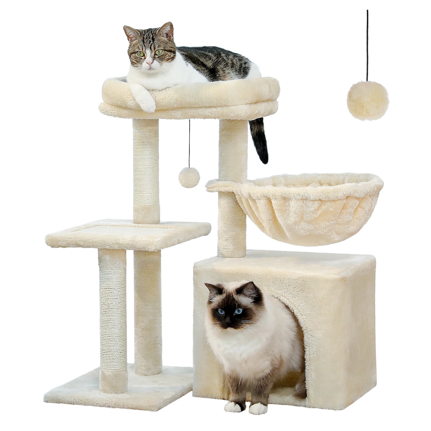 PAWZ Road Cat Tree Indoor Cat Tower With Scratching Posts