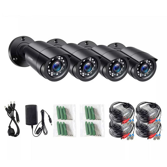 ZOSI 1080P HD TVI Security Cameras 4 Pack For DVR Systems