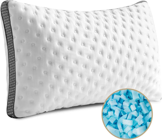BedStory Queen Cooling Memory Foam Pillow CertiPURUS