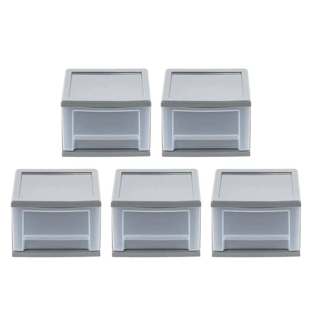 XMSJ Clear Stackable Storage Bins Under Bed Organizers