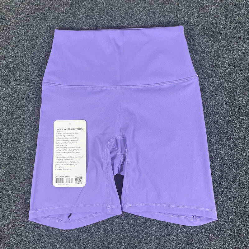PKWYKLRECN Womens Yoga Shorts High Waist Pockets Breathable