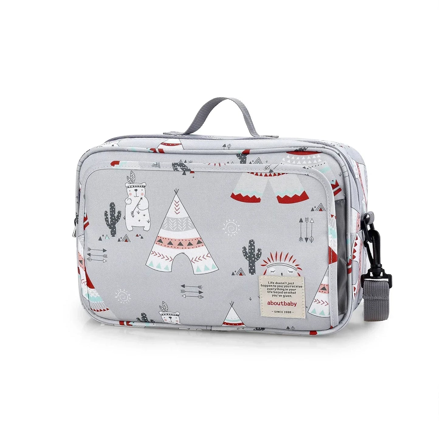 Closure Multifunction Baby Diaper Bag Stroller Organizer
