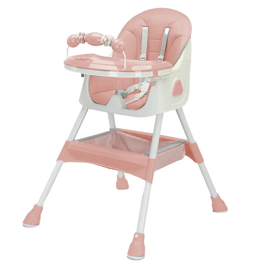 UBRAVOO Foldable Baby High Chair With Antislip Pad ToyRack