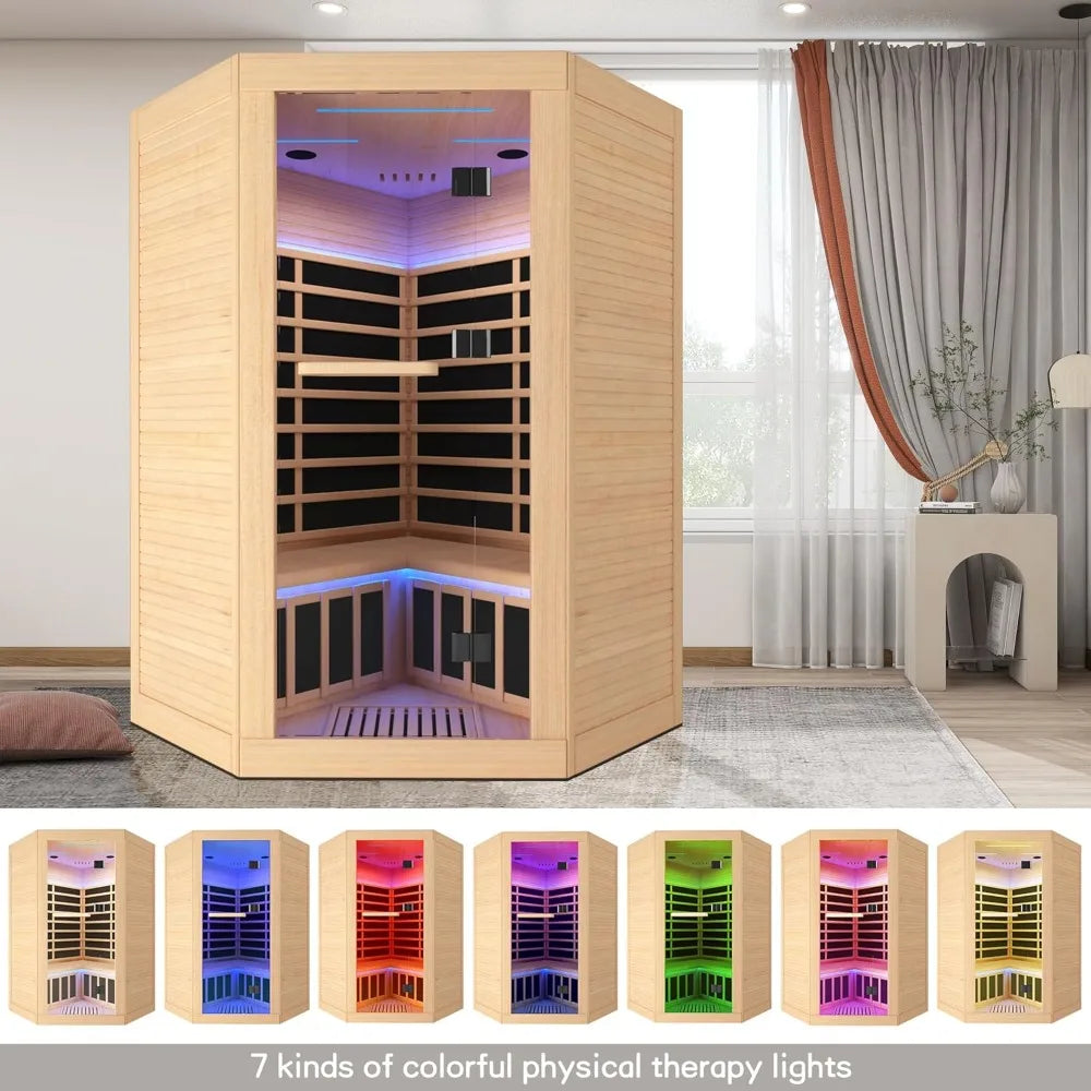 DUTRIEUX Far Infrared Home Sauna With Oxygen Bar 2To3 Person