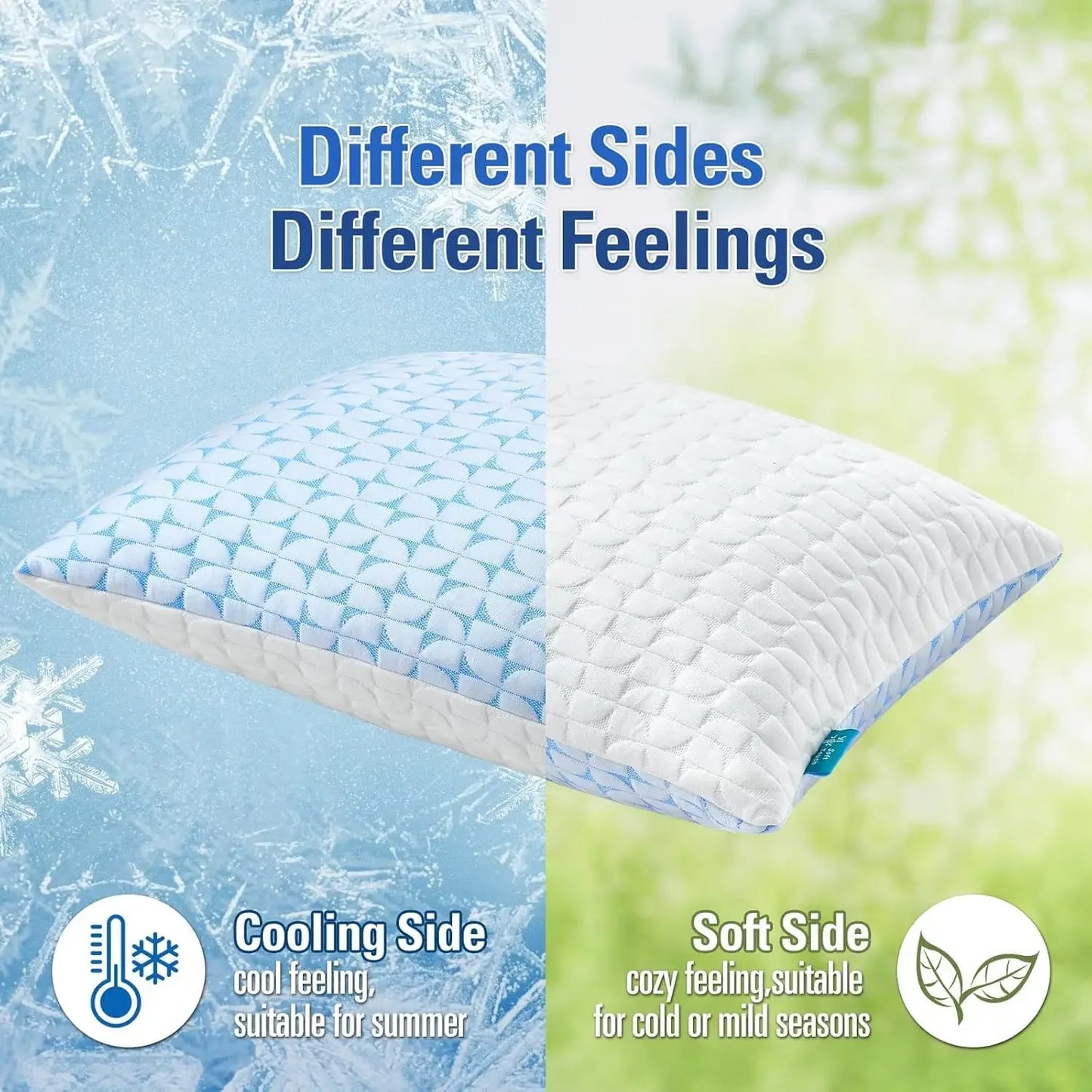 Sichuan Memory Foam Pillows Set Of 2 Firm Cooling Support