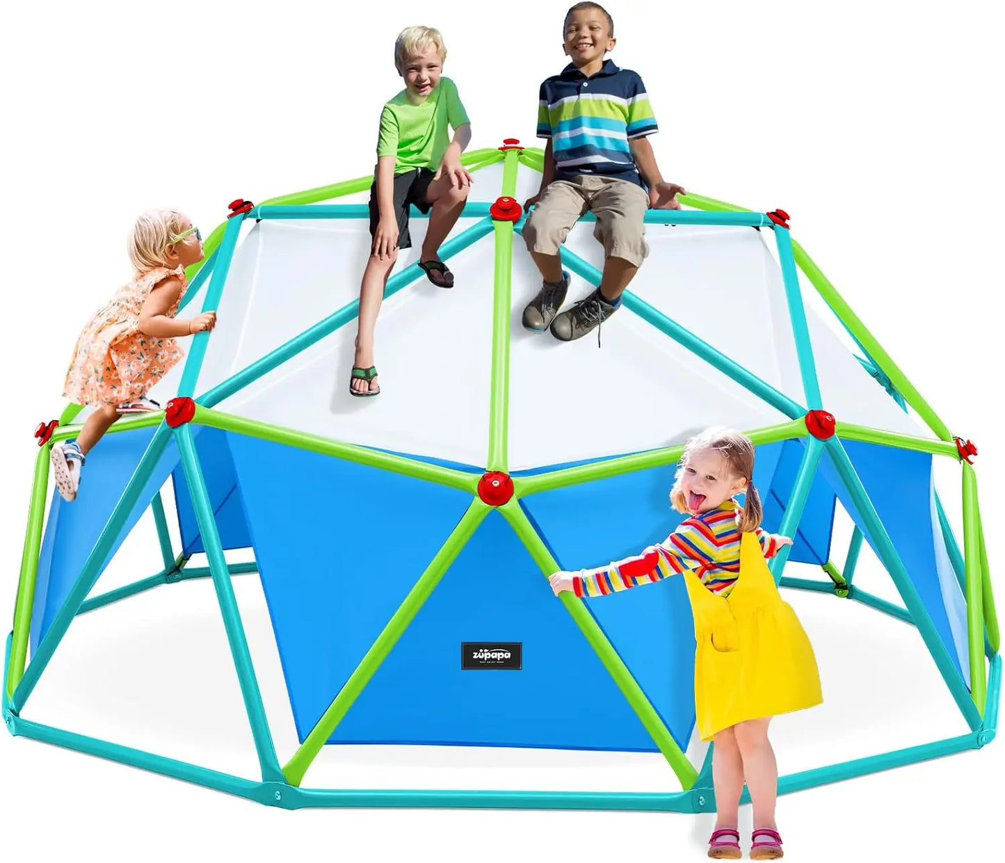 SHXICN Climbing Dome With Slide Backyard Playground