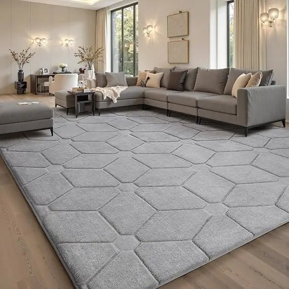 Hign-concerned Soft Area Rug Non Slip Machine Washable