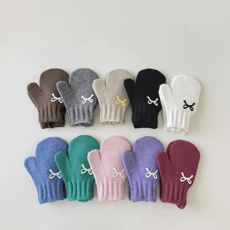 Minimalist Life Store Sweet Bow Kids Knitted Gloves