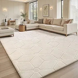 Hign-concerned Soft Area Rug Non Slip Machine Washable