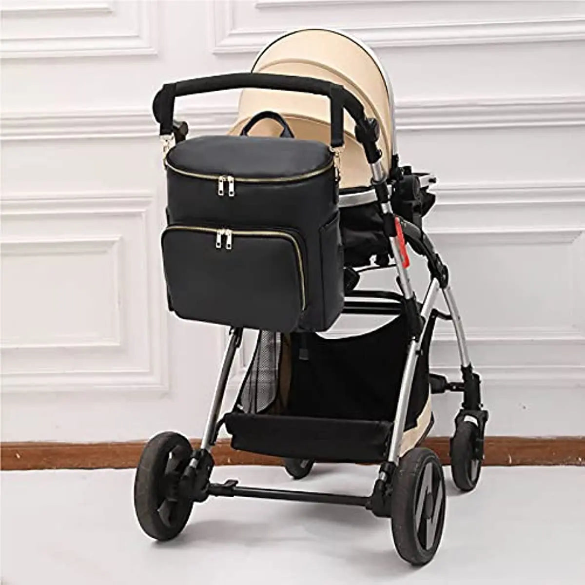 Closure Large Capacity Diaper Bag Backpack for Travel