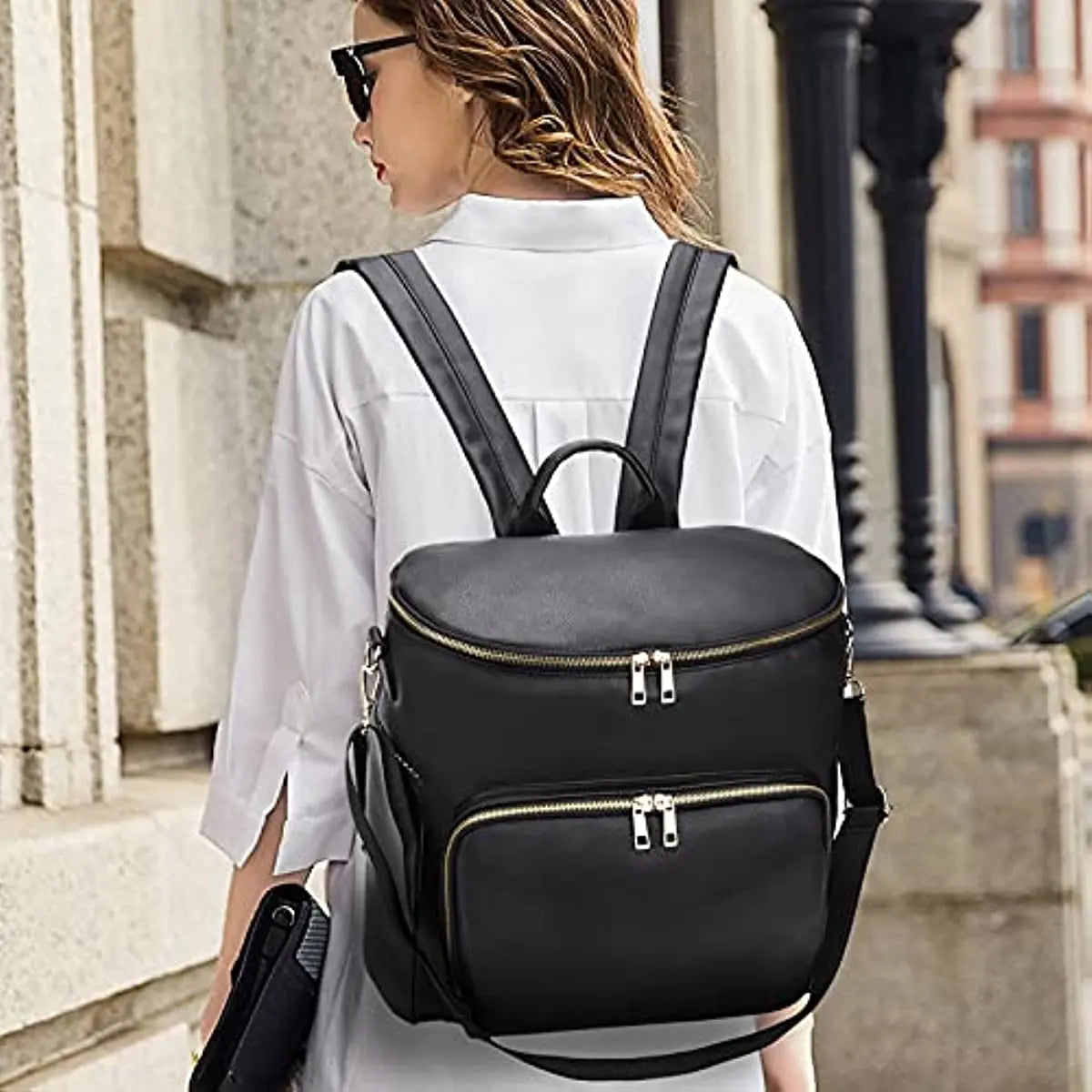 Closure Large Capacity Diaper Bag Backpack for Travel
