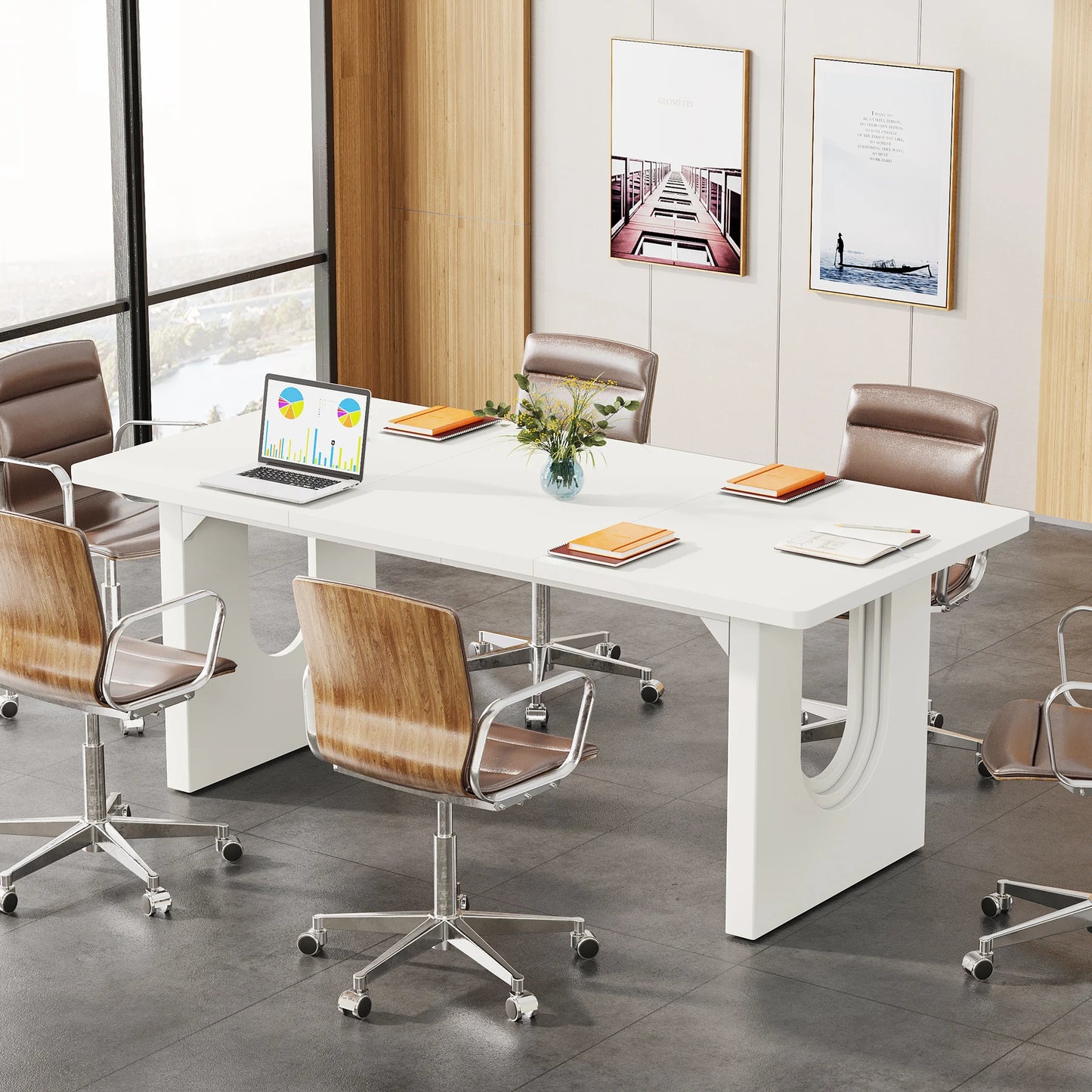 Tribesigns Executive Desk Office And Conference Table