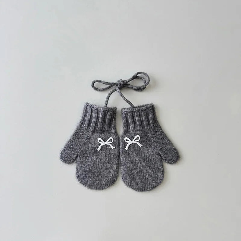 Minimalist Life Store Sweet Bow Kids Knitted Gloves